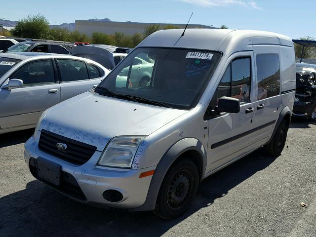 NM0KS9BN7AT033297 - 2010 FORD TRANSIT CO SILVER photo 2