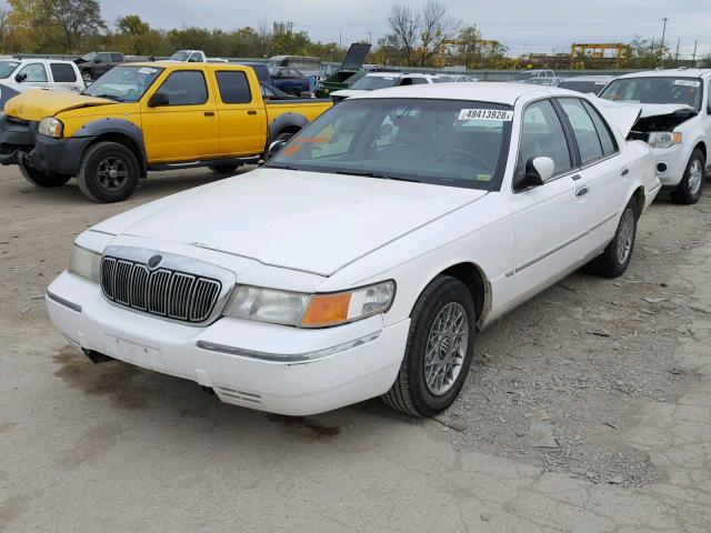 2MEFM75W0WX639167 - 1998 MERCURY GRAND MARQ WHITE photo 2