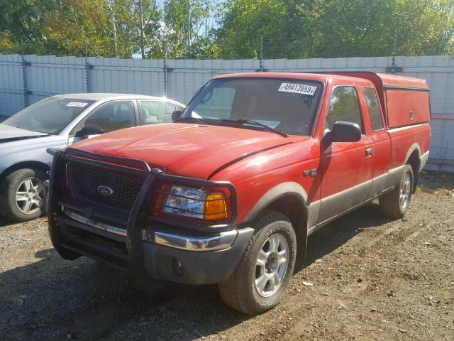 1FTZR15E63TA50606 - 2003 FORD RANGER SUP RED photo 2