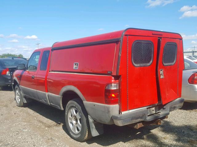 1FTZR15E63TA50606 - 2003 FORD RANGER SUP RED photo 3