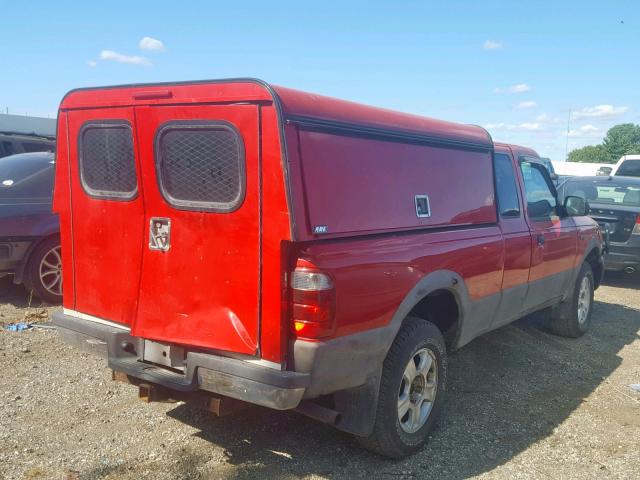 1FTZR15E63TA50606 - 2003 FORD RANGER SUP RED photo 4