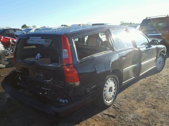 YV1SW58D011010061 - 2001 VOLVO V70 2.4T BLACK photo 4