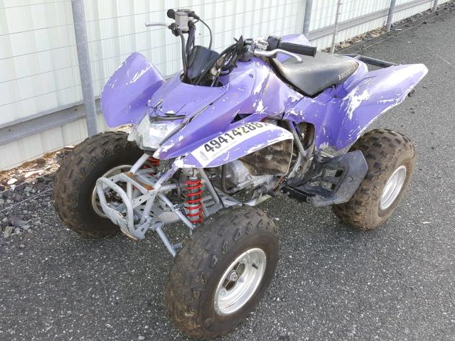 1HFTE270684706237 - 2008 HONDA TRX250 EX PURPLE photo 2