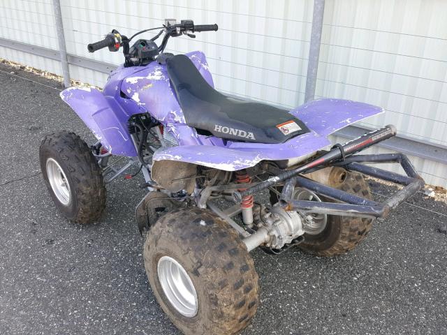 1HFTE270684706237 - 2008 HONDA TRX250 EX PURPLE photo 3