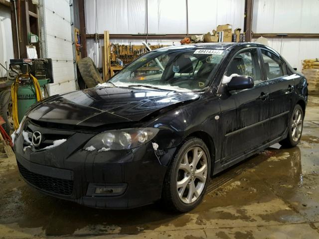 JM1BK323671767982 - 2007 MAZDA 3 S BLACK photo 2