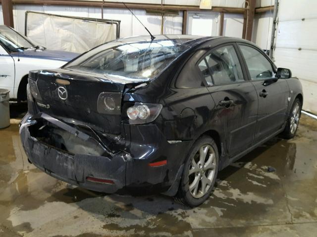 JM1BK323671767982 - 2007 MAZDA 3 S BLACK photo 4