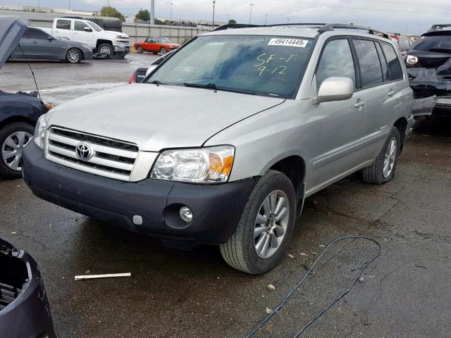 JTEEP21A470218081 - 2007 TOYOTA HIGHLANDER SILVER photo 2