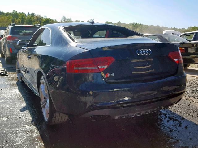 WAU3VAFR5BA002444 - 2011 AUDI S5 PRESTIG BLUE photo 3