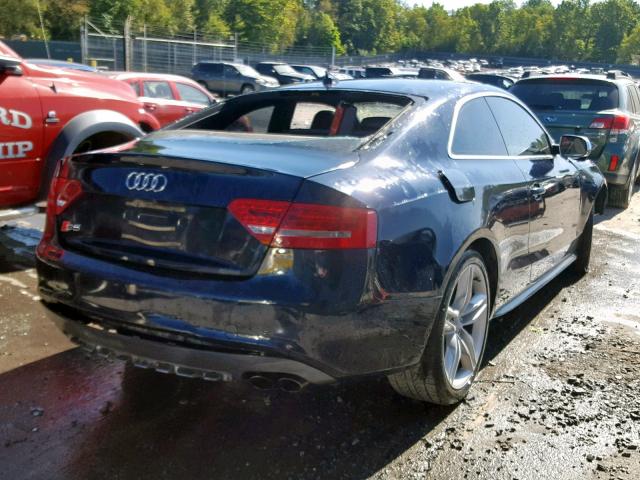 WAU3VAFR5BA002444 - 2011 AUDI S5 PRESTIG BLUE photo 4