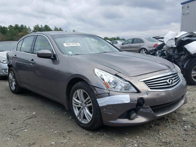 JN1CV6AR5BM400455 - 2011 INFINITI G37 GRAY photo 1