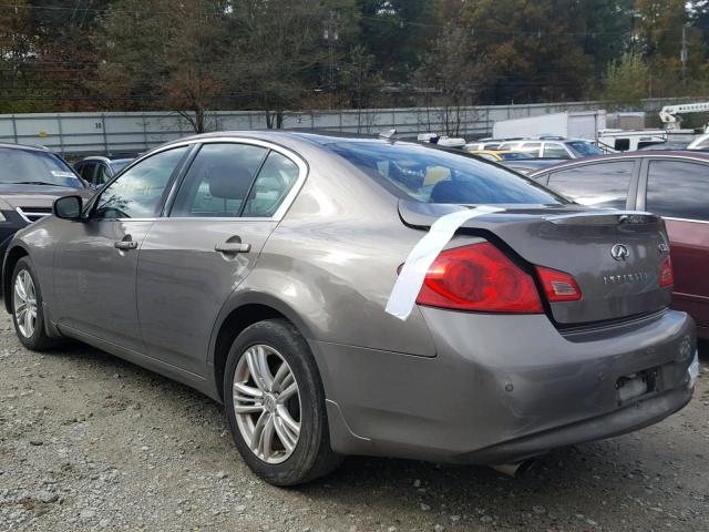 JN1CV6AR5BM400455 - 2011 INFINITI G37 GRAY photo 3