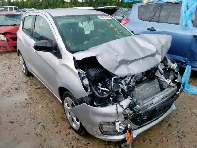 KL8CB6SA6KC703662 - 2019 CHEVROLET SPARK LS SILVER photo 1