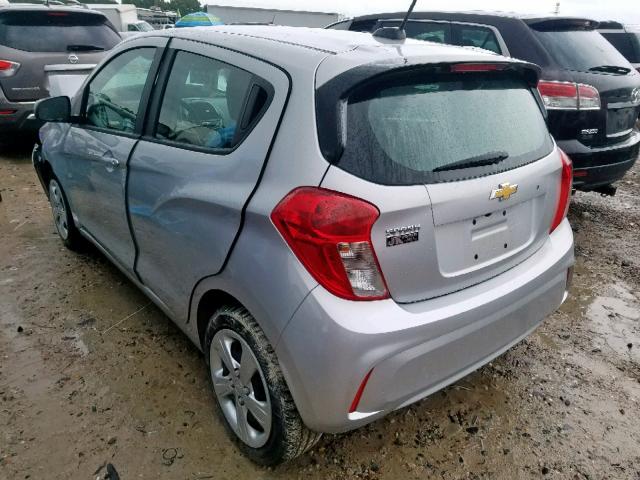 KL8CB6SA6KC703662 - 2019 CHEVROLET SPARK LS SILVER photo 3