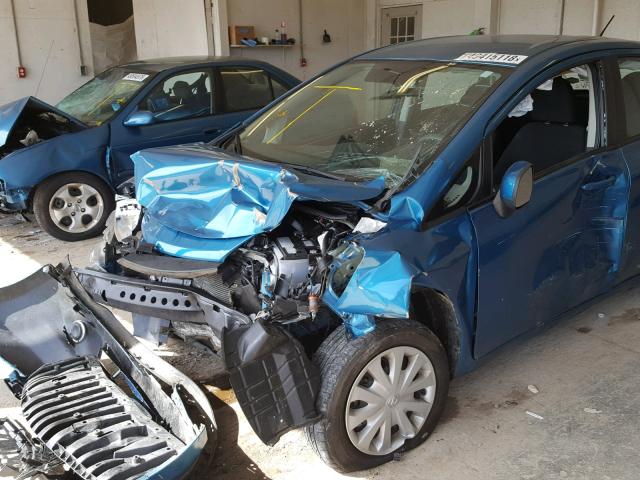 3N1CE2CP0EL432166 - 2014 NISSAN VERSA NOTE BLUE photo 10