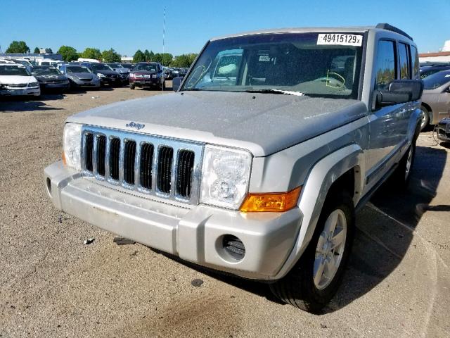 1J8HG48K18C200805 - 2008 JEEP COMMANDER ნაცრისფერი ფოტო 2