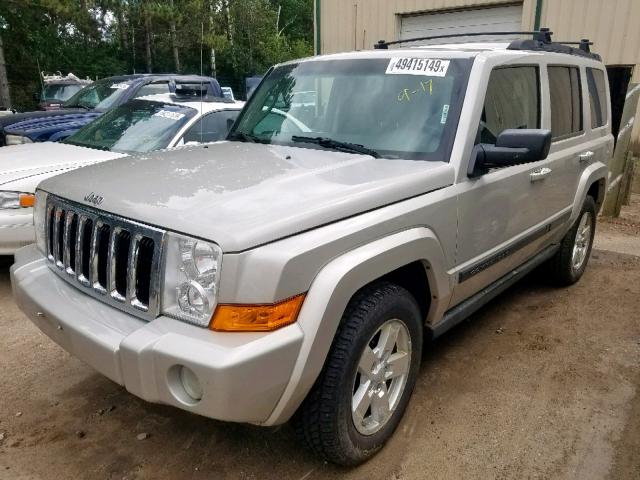 1J8HG48K97C545871 - 2007 JEEP COMMANDER ვერცხლისფერი ფოტო 2
