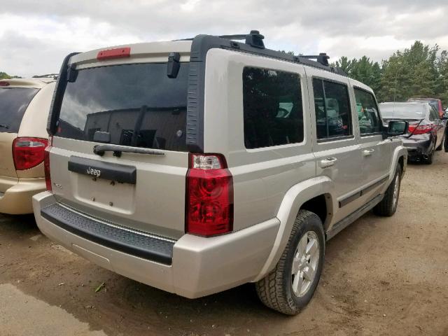 1J8HG48K97C545871 - 2007 JEEP COMMANDER ვერცხლისფერი ფოტო 4
