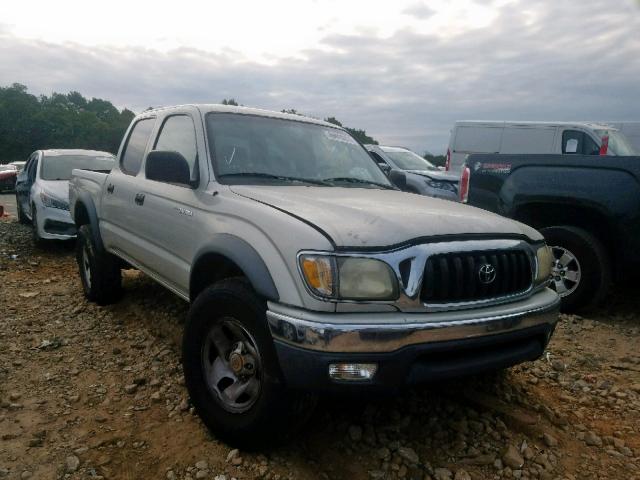 5TEGM92N72Z069772 - 2002 TOYOTA TACOMA DOU SILVER photo 1