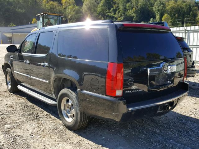 1GYFK66877R205187 - 2007 CADILLAC ESCALADE E BLACK photo 3