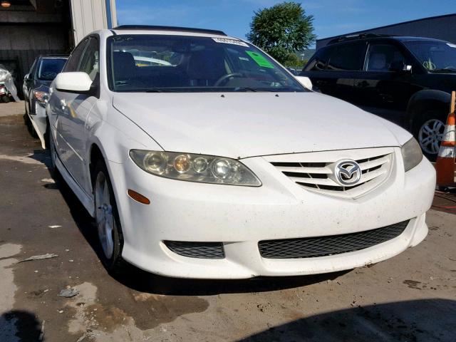 1YVHP80D745N88661 - 2004 MAZDA 6 S WHITE photo 1