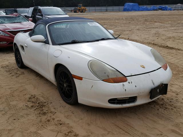 WP0CA29871U620966 - 2001 PORSCHE BOXSTER WHITE photo 1