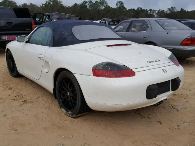 WP0CA29871U620966 - 2001 PORSCHE BOXSTER WHITE photo 3