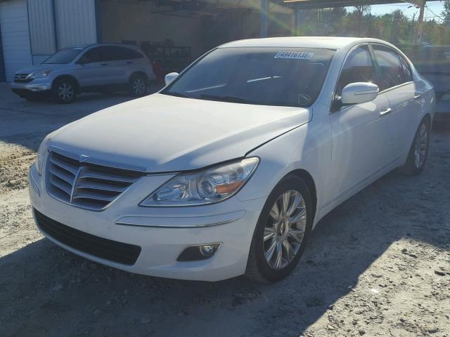 KMHGC4DE3AU095775 - 2010 HYUNDAI GENESIS 3. WHITE photo 2