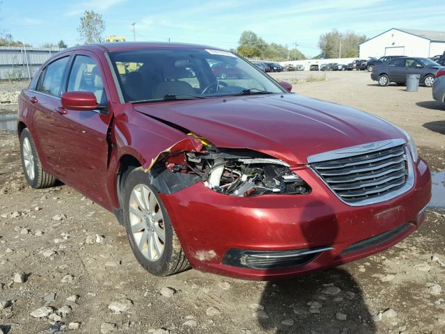 1C3CCBBB6CN278458 - 2012 CHRYSLER 200 TOURIN RED photo 1