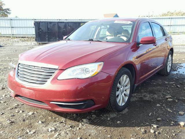 1C3CCBBB6CN278458 - 2012 CHRYSLER 200 TOURIN RED photo 2