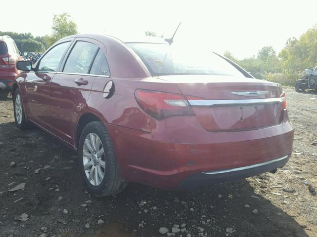 1C3CCBBB6CN278458 - 2012 CHRYSLER 200 TOURIN RED photo 3