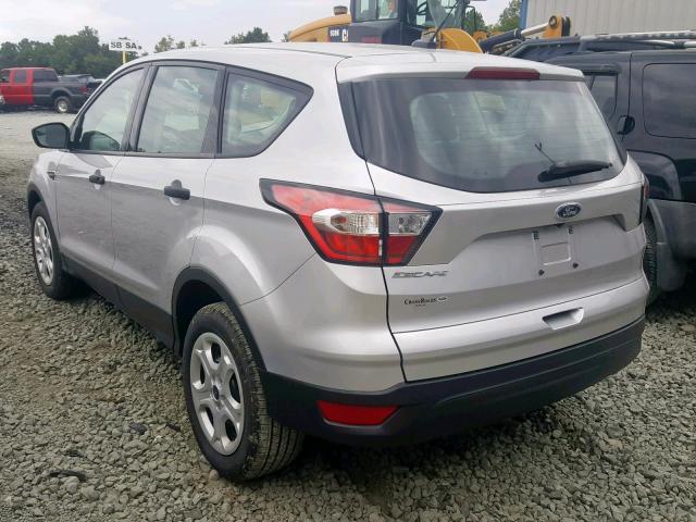 1FMCU0F79JUC43141 - 2018 FORD ESCAPE S SILVER photo 3