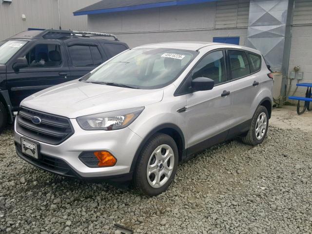 1FMCU0F79JUC43141 - 2018 FORD ESCAPE S SILVER photo 9