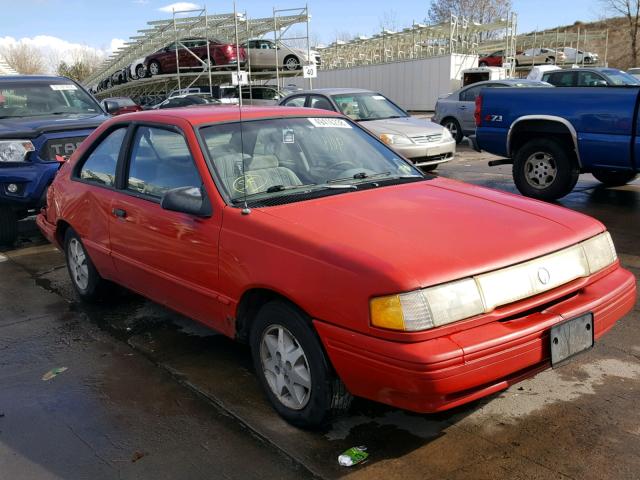 1MEPM31X2PK611421 - 1993 MERCURY TOPAZ GS RED photo 1