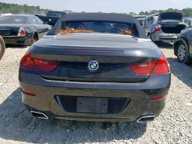 WBALZ3C52CDL71408 - 2012 BMW 650 I BLACK photo 9