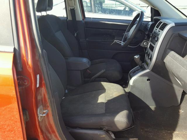 1J8FT47078D779196 - 2008 JEEP COMPASS SP Narıncı foto 5