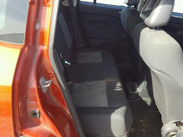 1J8FT47078D779196 - 2008 JEEP COMPASS SP Narıncı foto 6