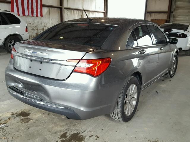 1C3CCBBB6DN543431 - 2013 CHRYSLER 200 TOURIN GRAY photo 4