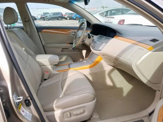 4T1BK36B46U147450 - 2006 TOYOTA AVALON GOLD photo 5