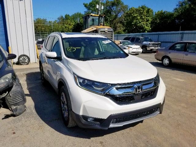 2HKRW2H87JH616181 - 2018 HONDA CR-V EXL WHITE photo 1