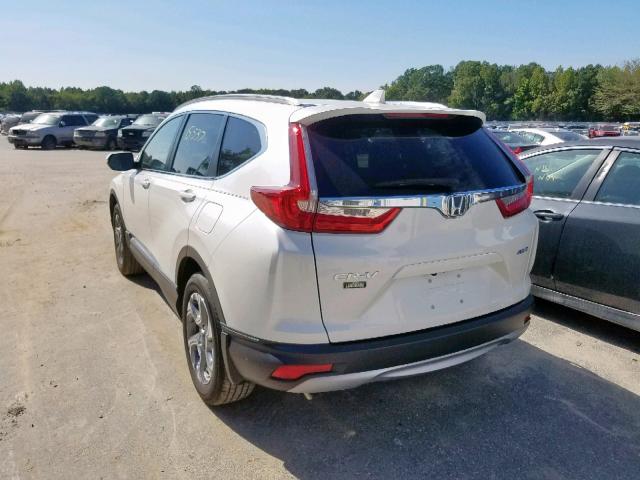 2HKRW2H87JH616181 - 2018 HONDA CR-V EXL WHITE photo 3