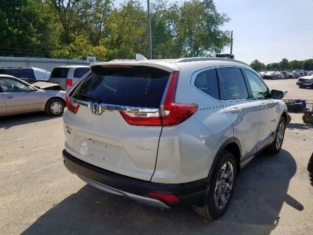 2HKRW2H87JH616181 - 2018 HONDA CR-V EXL WHITE photo 4