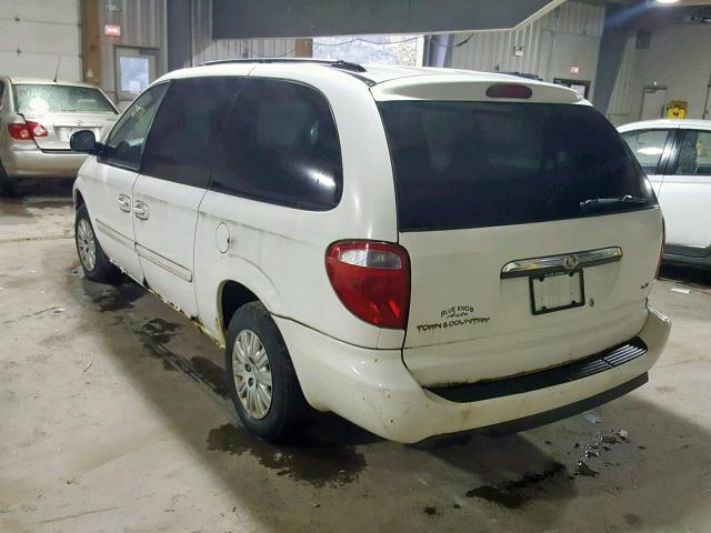 2A4GP44R46R756174 - 2006 CHRYSLER TOWN & COU WHITE photo 3