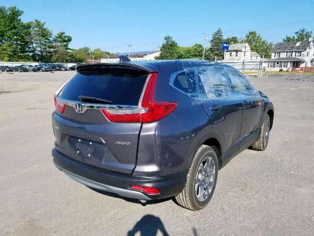 2HKRW2H83JH616792 - 2018 HONDA CR-V EXL GRAY photo 4