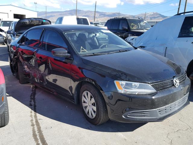 3VW1K7AJ3EM390205 - 2014 VOLKSWAGEN JETTA BASE Սև լուսանկար 1