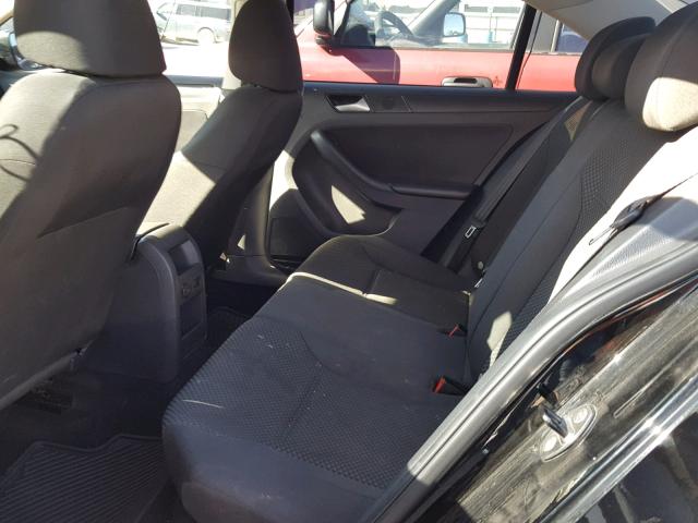 3VW1K7AJ3EM390205 - 2014 VOLKSWAGEN JETTA BASE Սև լուսանկար 6