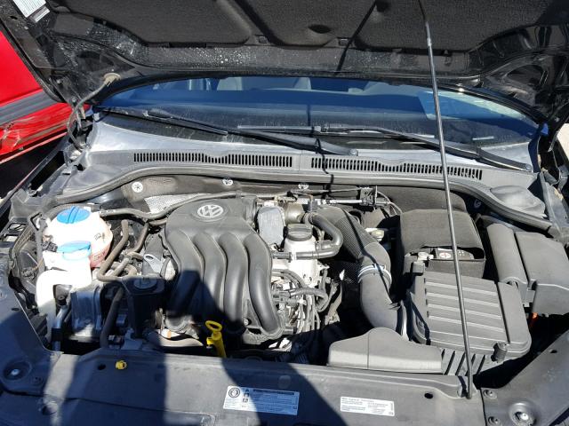 3VW1K7AJ3EM390205 - 2014 VOLKSWAGEN JETTA BASE Սև լուսանկար 7