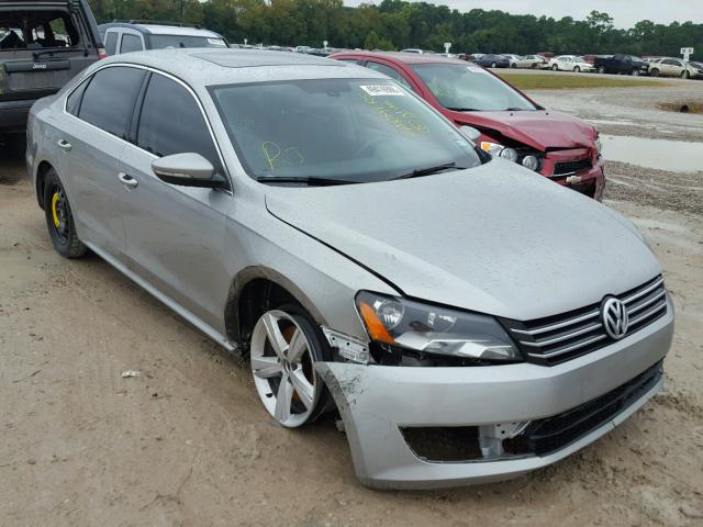 1VWBH7A36CC038481 - 2012 VOLKSWAGEN PASSAT SE GRAY photo 1