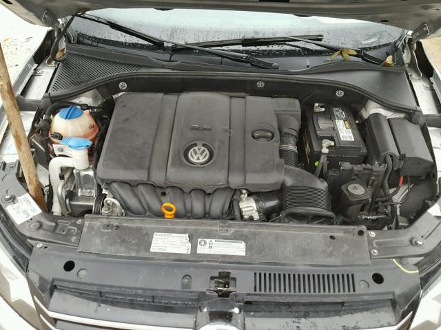 1VWBH7A36CC038481 - 2012 VOLKSWAGEN PASSAT SE GRAY photo 7