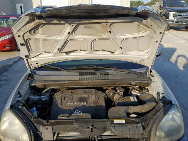 KM8JN72DX7U640861 - 2007 HYUNDAI TUCSON SE SILVER photo 7