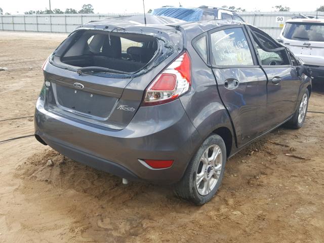 3FADP4EJ2GM136603 - 2016 FORD FIESTA SE GRAY photo 4